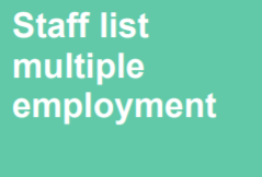 Staff list multiple employment
